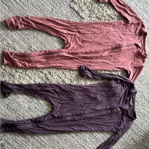 Kyte BABY Pajama Sets in Pink and Purple Cozy Sleepwear